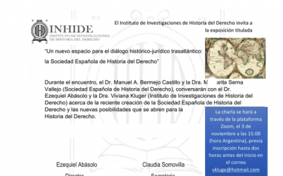 Exposición en el Instituto de Investigaciones de Historia del Derecho