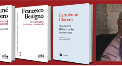 Bartolomé Clavero. Obra dispersa I. Historia de las instituciones