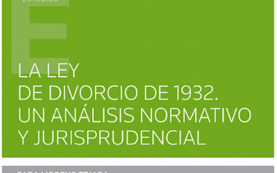 Sara Moreno Tejada. «La ley de divorcio de 1932. Un análisis normativo y jurisprudencial.»