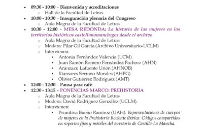 I CONGRESO DE HISTORIA DE LAS MUJERES EN CASTILLA-LA MANCHA (Facultad de Letras, Campus de Ciudad Real, UCLM, 16-18 de noviembre de 2026)